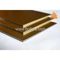 Silver Gold Golden Mirror Brush Brushed Hairline Aluminium Facade Panel